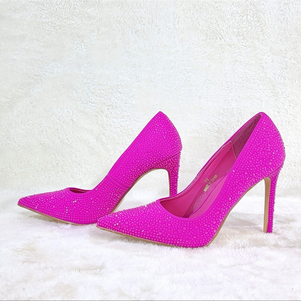 Elegant Magenta Stiletto Heels
